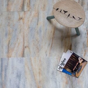 Palisandro verzoet marmer, 60 x 60 x 2 cm, Speciaal project