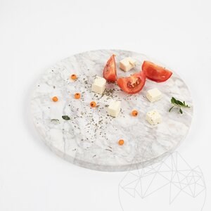 Planche à pâtisserie en pierre naturelle, 28 cm de diamètre