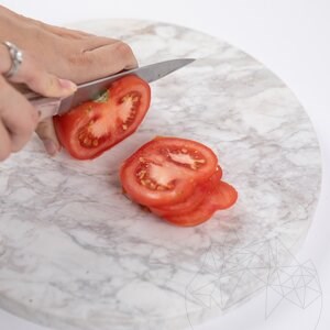 Planche à pâtisserie en pierre naturelle, 28 cm de diamètre