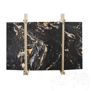 Lastra Handtekening Marmura Nero Picasso Polisata 2 cm