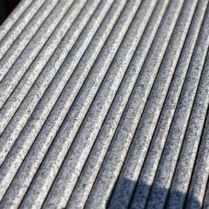Bianco Sardo gezandstraald graniet: te snijden platen, 2 cm - Artikel voor speciale projecten