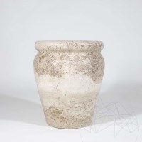 Autograth-Roma Latte Travertijn Vaas 30 x 25 x 25 cm