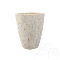 Romano Classic Natur Travertijn Bloempot 60 x 50 x 50 cm