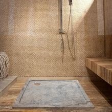 Travertin Zilver Douchebak ST-012 SBSS 90 x 90 x 3 cm