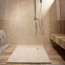 Travertin Classic douchebak ST-012 SBSS 90 x 90 x 3 cm