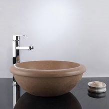 Opzetwastafel Matia Travertin Latte RS-19 41 x 16 cm