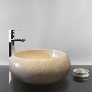 Opzetwastafel Matia Marbre Lichtbeige RS-21