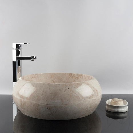 Opzetwastafel Matia Marmer Cappuccino RS-21