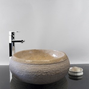 Opzetwastafel Matia Marble Cappuccino RS-24