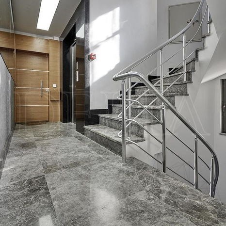 Vloer- en wandtegels Marble Tundra Grey Poli, 61 x 61 x 1,3 cm