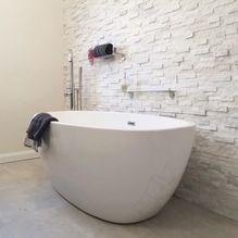Wandbekledingspaneel Pure White Marble 15 x 60 cm