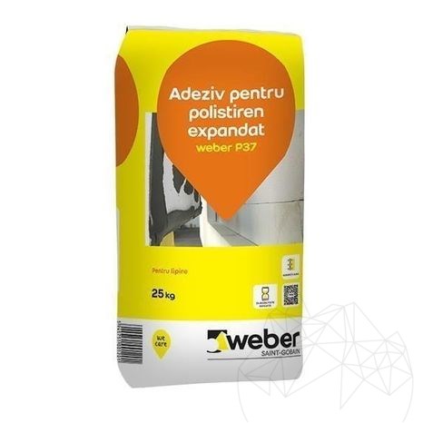 Geëxpandeerde polystyreenlijm - Weber P37 25kg