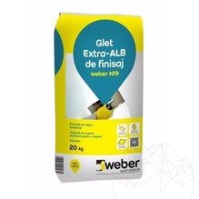 Afwerkpleister op harsbasis - Weber N19 - 20 kg