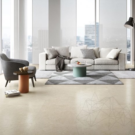 Vloer- en wandtegels Astoria Geborsteld Kalksteen, 61 x 30,5 x 1 cm