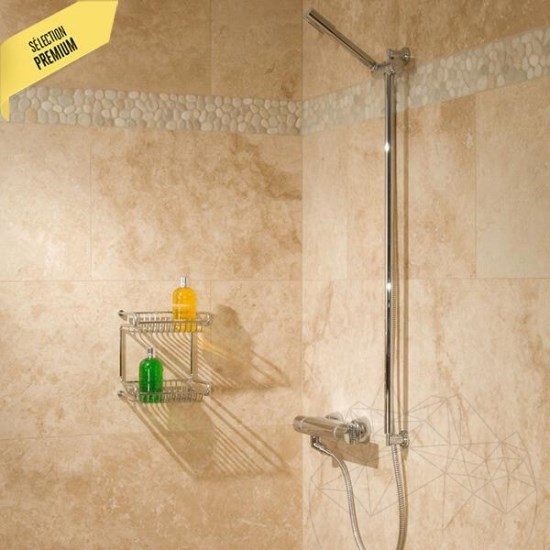 Vloer- en wandtegelsTravertin Classic Cross Cut Poli PRIME 45,7 x 30,5 x 1,2 cm
