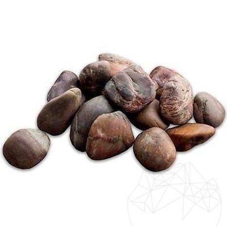 Pebbles Bruin Gepolijst Zak 20 KG
