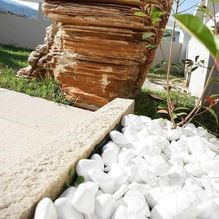 Witte Thassos Marmer Pebbles 3-6 cm KG