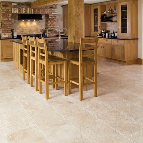 Vloer- en wandtegels Travertin Classic Cross Cut Geborsteld 61 x 30,5 x 1,2 cm