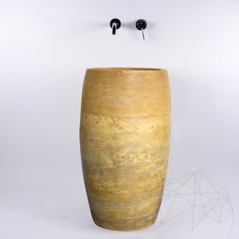 Lavabo, Travertin jaune SP 22