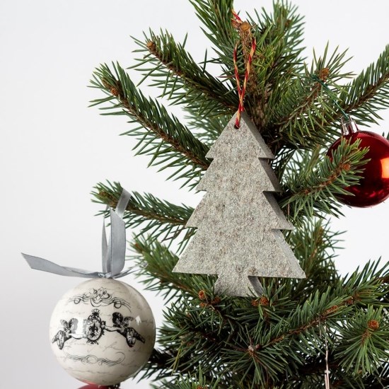 Kerstdecoratie - Spar Leisteen Kavala SET (3 stuks)