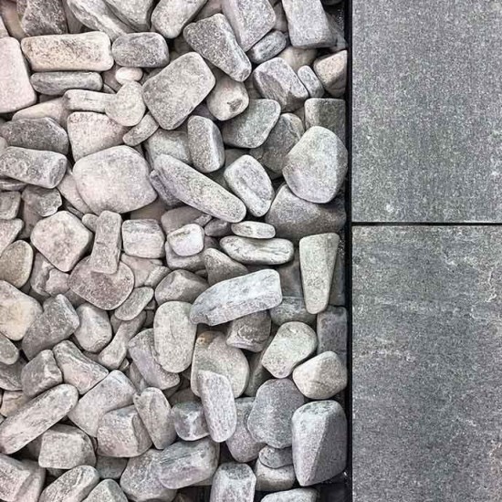 Kavala Leisteen Grijze Vis Pebbles 3-6 cm KG