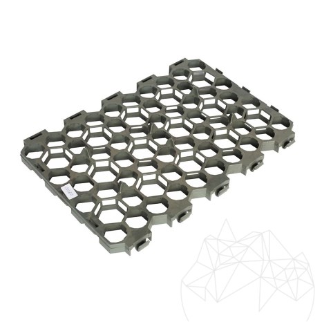 Grass Fix Eco, 55 x 38 cm, gris