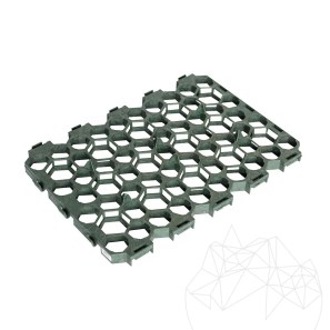 Op grind gebaseerde honingraatstabilisatoren (BERA) 55 x 38, groen