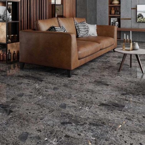 Vloer- en wandtegels Marble Ceppo Grey Poli, 30,5 x 61 x 1,2 cm