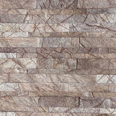 Marmeren plaquette Stone blad SKIN - Rain Forest Brown 60 x 15 cm (3M op de achterkant)