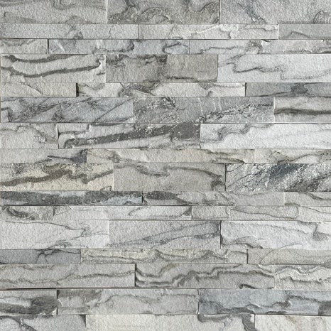 SKIN Stone Leaf Marmeren Bekleding - Parelwit 60 x 15 cm (3M op de achterkant)-nl