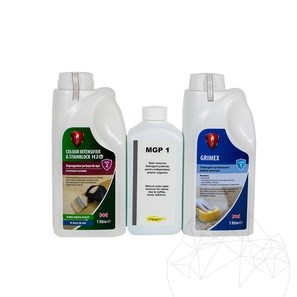 Kit voor reiniging, verzegeling, kleurintensivering en onderhoud.