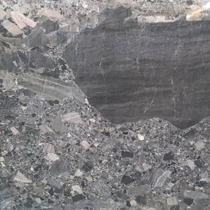 Breccia zwart gepolijste marmeren plaat 2cm
