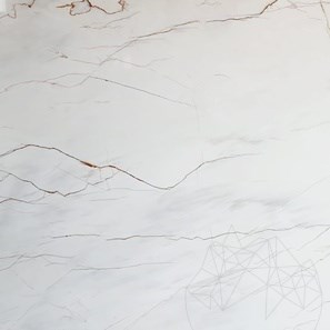 Gepolijste Rosso Venato marmeren plaat 2 cm