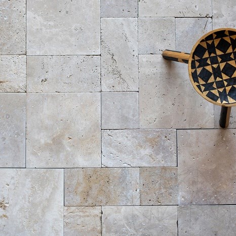 Opus Romain Mini Travertin Classic Cross Cut Antique(Vieillie) 3 cm