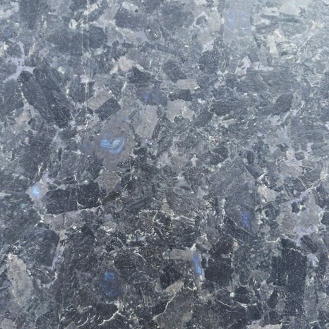 Labradorite Finition Cuir Extra Bleu, 60 x 30 x 2 cm