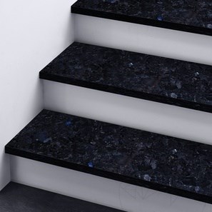 Extra Blauwe Labradoriet Trap Gepolijst 120 x 33 x 2 cm