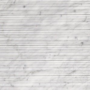 Dalle Carrara White Step Design 2CM