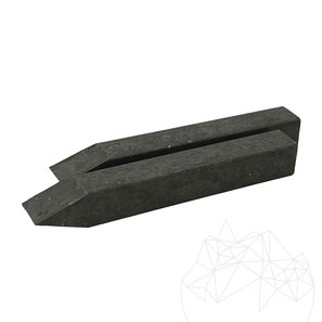 Ankerpaal voor tuinborder, grijs, 30 cm, 10 stuks verpakt