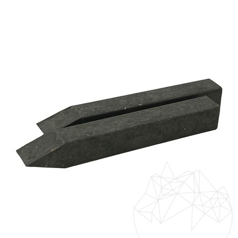 Ankerpaal voor tuinborder, grijs, 30 cm, 10 stuks verpakt