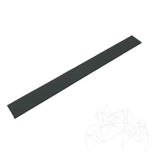 Liggende border, vast, grijs, H -14 cm, 1,2 ml/st