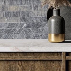 Marbre Grigio Argentato Splitface 30 x 5 x 2 cm