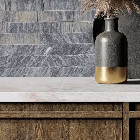 Marmer Grigio Argentato Splitface 30 x 5 x 2 cm