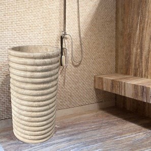 Badkamer wastafel - Latte Travertine SP-23