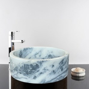 Matia Ocean Blue Marmeren Wastafel RS-22