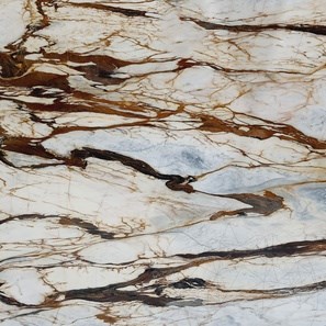 Calacatta Foresta gepolijste marmeren plaat 2 cm