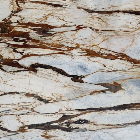 Calacatta Foresta gepolijste marmeren plaat 2 cm