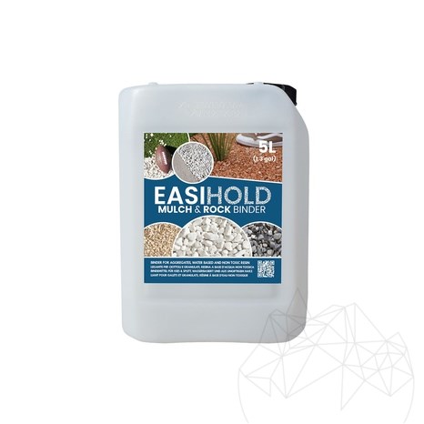 Easihold – Watergedragen, niet-giftig bindmiddel voor grind en decoratieve schors, 5 l