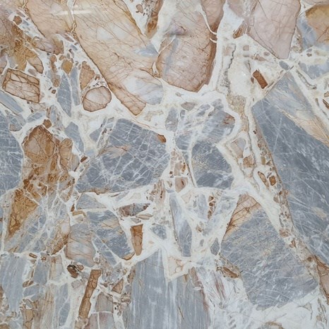 Dalle en marbre Patagonia Blue Poli, 2 cm