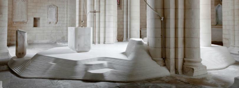 Marbre utilisé avec un résultat étonnant pour l'architecture religieuse